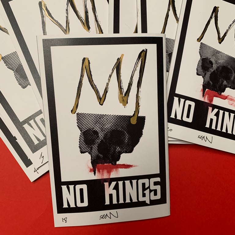 Chimp. Bone. Death. Vol.5 “oops… all NO KINGS” FREE ZINE only pay shipping Image 3