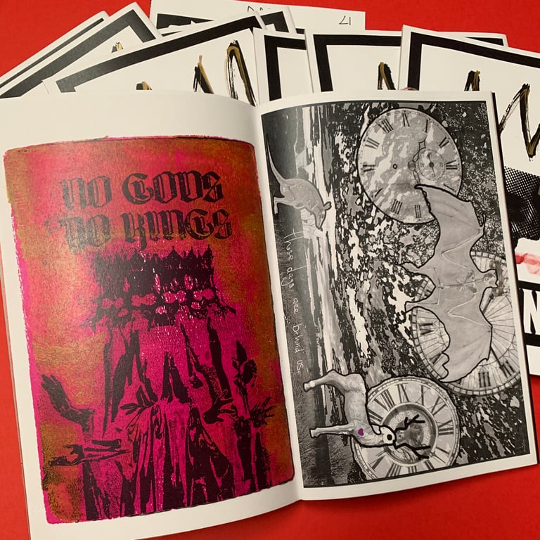 Chimp. Bone. Death. Vol.5 “oops… all NO KINGS” FREE ZINE only pay shipping Image 6