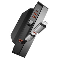 Image 1 of Baseus T-Space Hub for Tesla Model 3/Y with Retractable 45W USB-C Cable – Black