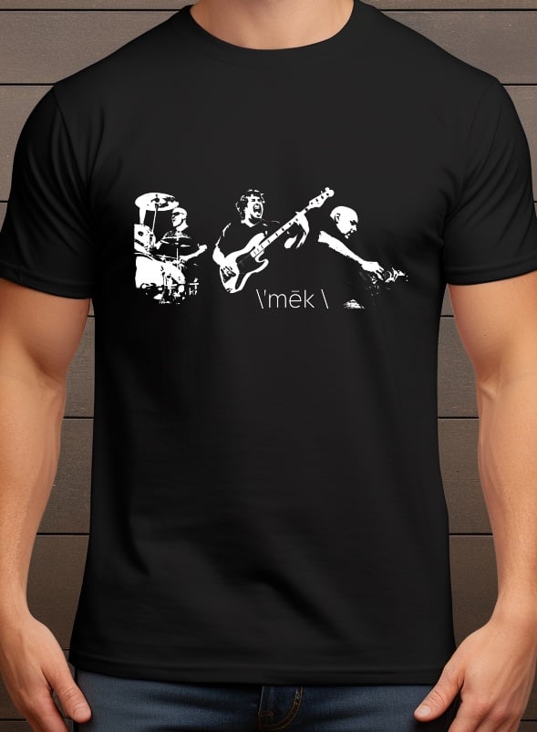Image of \’mēk\ live band t-shirt