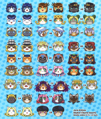 Image 4 of JoJo Kitties Shaker Charms + Inserts, Sticker Sheets