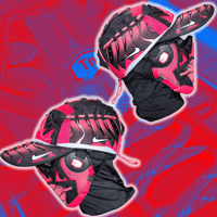 Image 4 of RED/BLACK NIKE TN HAT & MASK SET 👹