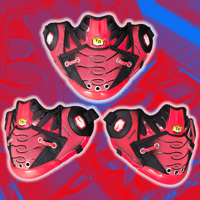 Image 3 of RED/BLACK NIKE TN HAT & MASK SET 👹