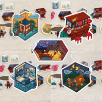 Image 1 of Isometric stickers - Multiple designs