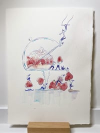 Image 2 of Aquarelle originale "P'tits gourmands #1"
