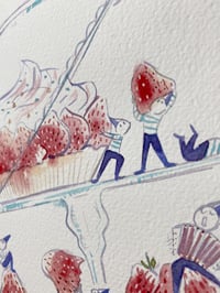 Image 3 of Aquarelle originale "P'tits gourmands #1"