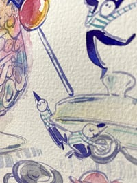 Image 4 of Aquarelle originale "P'tits gourmands #3"