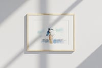 Image 5 of VENDUE Aquarelle originale "Martin pêcheur"