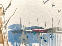 Image 4 of VENDUE Aquarelle originale "Martin pêcheur"