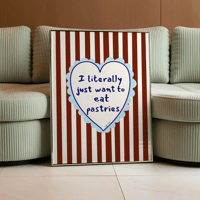 Image 3 of Eat Pastries Print