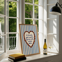 Image 3 of Just Want Cute Coffee Dates Print