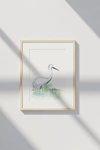 Image 5 of VENDUE Aquarelle originale "Aigrette"