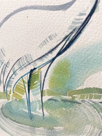 Image 3 of VENDUE Aquarelle originale "Aigrette"