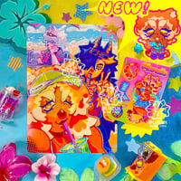 Image 1 of MANDIE ☆ print and mini sticker sheet