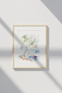 Image 5 of VENDUE Aquarelle originale "Pins maritime #2"