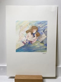 Image 2 of Aquarelle originale "Douceur d'été"