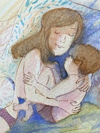 Image 3 of Aquarelle originale "Douceur d'été"