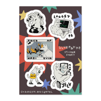 ULVEPAKKE sticker sheet