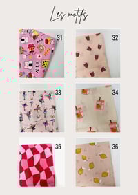 Image 9 of Pochette grand format LA SPACIEUSE intérieur enduit, tissu au choix.