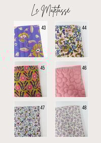 Image 11 of Pochette grand format LA SPACIEUSE intérieur enduit, tissu au choix.