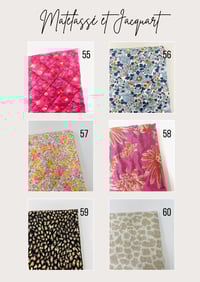 Image 13 of Pochette grand format LA SPACIEUSE intérieur enduit, tissu au choix.