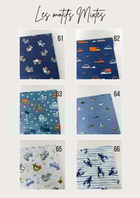 Image 14 of Pochette grand format LA SPACIEUSE intérieur enduit, tissu au choix.