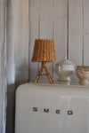 LAMPE ROTIN vintage