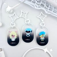 Image 3 of Deltarune Glitter Keytags Keychain & Sticker