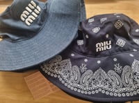 Image 3 of Miu Miu bandana print bucket hat