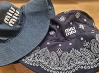 Image 4 of Miu Miu bandana print bucket hat