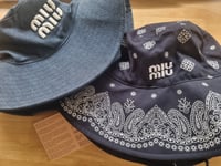 Image 8 of Miu Miu bandana print bucket hat