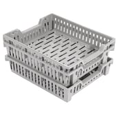 AG20160422 Grey, 20" x 16" x 4", Stack and Nest Tray