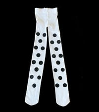 Image 1 of POLKA DOT · WHITE STOCKINGS