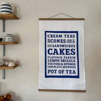 Image 3 of Cakes Menu Tea Towel