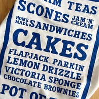 Image 4 of Cakes Menu Tea Towel