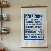 Image 3 of Fish & Chips Tea Towel