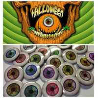Image 4 of EYE LOVE HALLOWEEN limited prints [TWO DESIGNS] w/ Eyeball Tracker & Treat Bag!