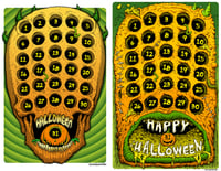 Image 1 of EYE LOVE HALLOWEEN limited prints [TWO DESIGNS] w/ Eyeball Tracker & Treat Bag!