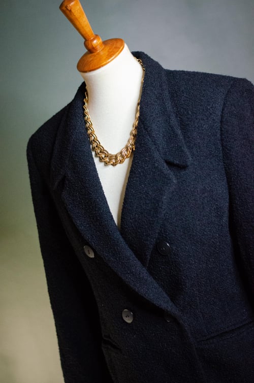 Image of Vintage Jemelé Textured Double Breasted Blazer