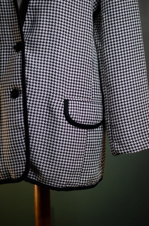 Image of Vintage Charmaine Houndstooth Classic Blazer