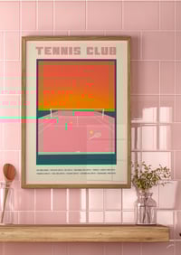 Image 2 of Tennis Club Print