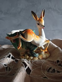 Image 1 of Vase en barbotine, Bambi vintage