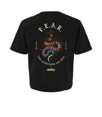 Image 1 of AGGRO BRAND "F.E.A.R." Women's Crop T-Shirt