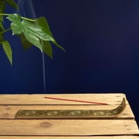 Image 14 of Gold Coloured Incense Holder (Painted Aluminium) by Namaste