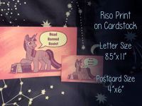 Image 3 of "Read Banned Books" Pony Riso Print