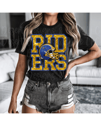 Image 1 of Riders Football Sequins Front only 