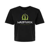 AGGRO BRAND "Wristlock E" Women's Crop T-Shirt