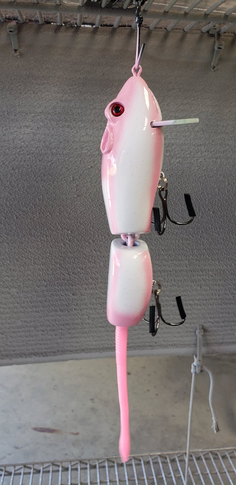 Image of XL Pink Bunny. 6-1/4 inch, 4-1/2 ozs.