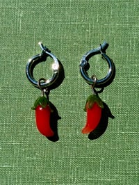 Image 3 of Hot Pepper Earrings
