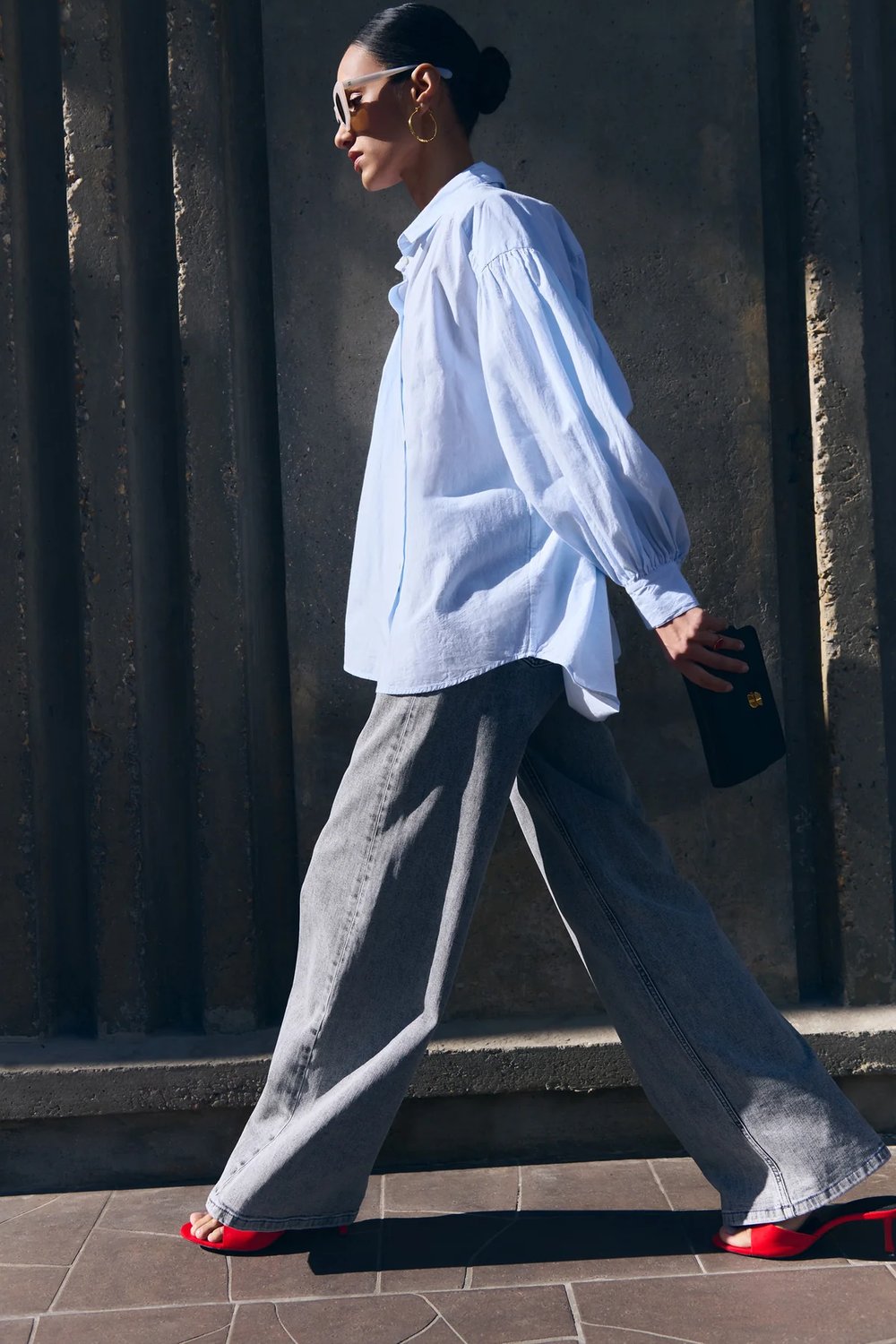 Image of 1-Camisa Sarah Chambray